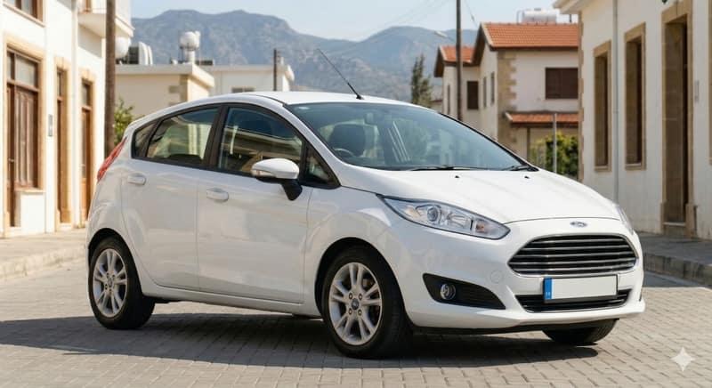Ford Fiesta 2017 otomatik kiralık araç - Lefke Dizgin Rent a Car
