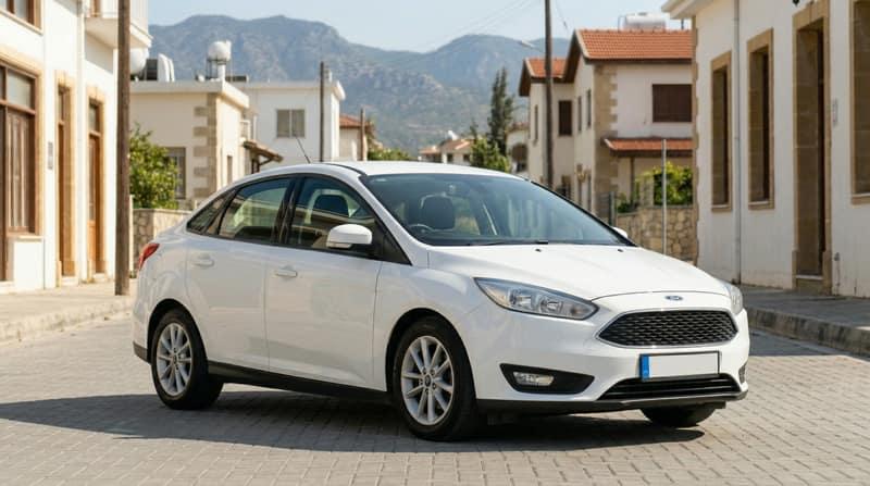 Ford Focus 2018 otomatik kiralık araç - Lefke Dizgin Rent a Car