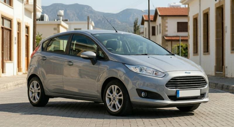 Ford Fiesta 2017 otomatik kiralık araç - Lefke Dizgin Rent a Car