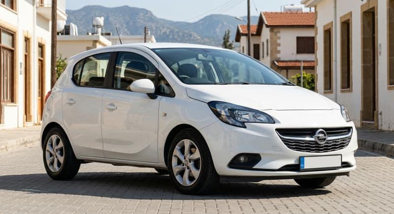 Opel Corsa 2017 otomatik kiralık araç - Lefke Dizgin Rent a Car